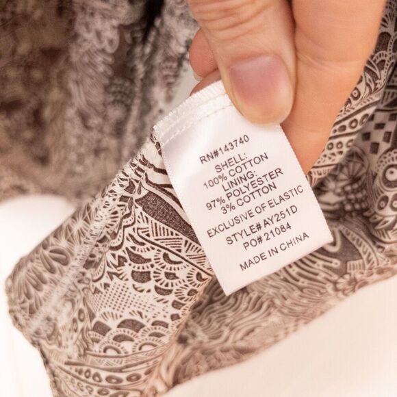 HYACINTH HOUSE Brown Floral Sawyer Mini Dress Size XL - Picture 6 of 9